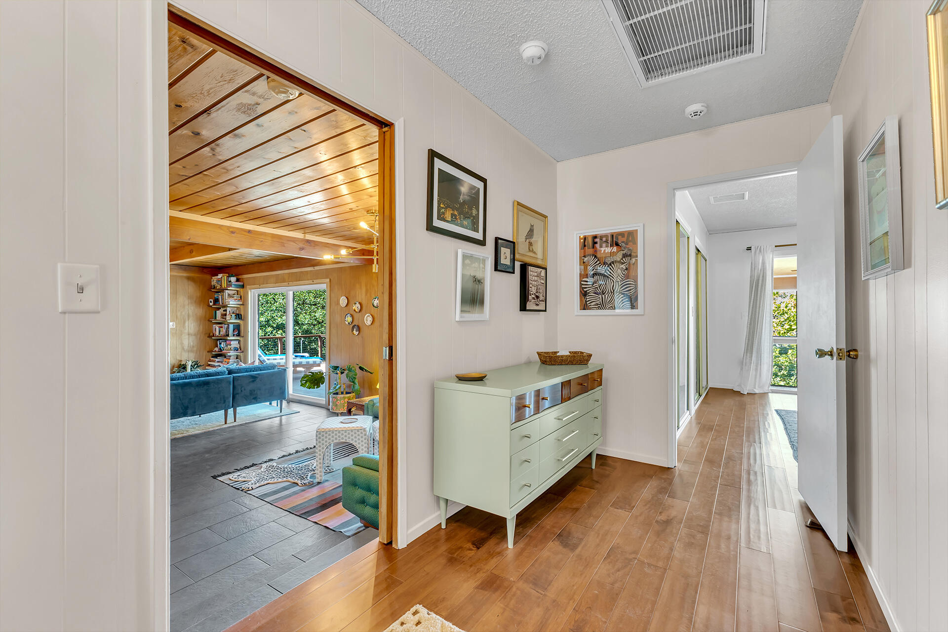 52300 Sylvan Way Idyllwild, CA 92549 - Photo 8 of 88 a view of livingroom with furniture and wooden floor