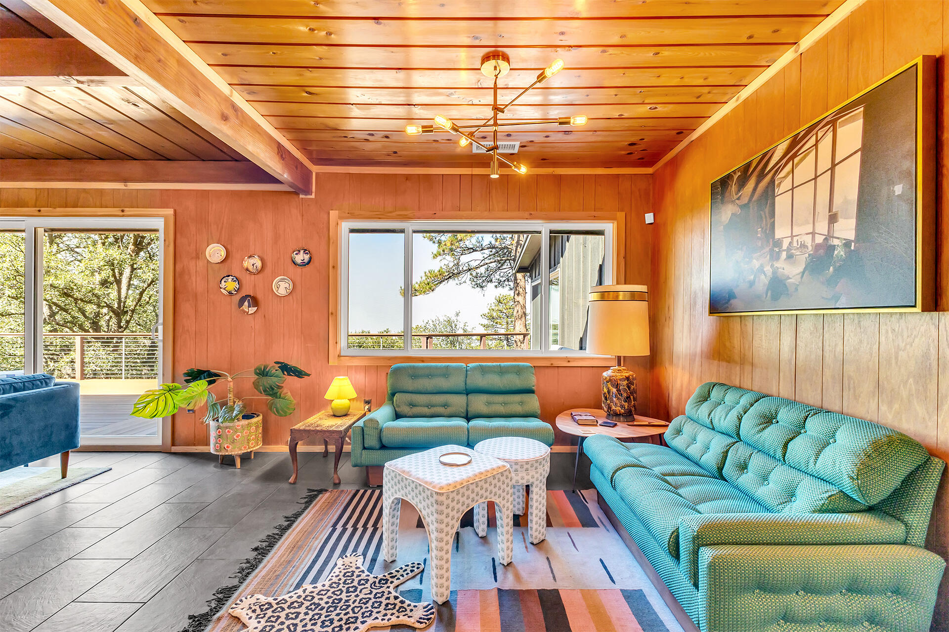 52300 Sylvan Way Idyllwild, CA 92549 - Photo 10 of 88 a living room with furniture and a large window