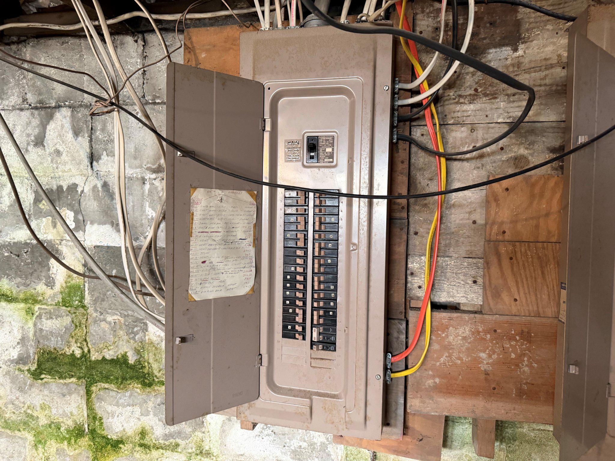 114 East Ruddle Street Coaldale, PA 18218 - Photo 27 of 29 Electric Service Panel for 1st Floor Apartment
