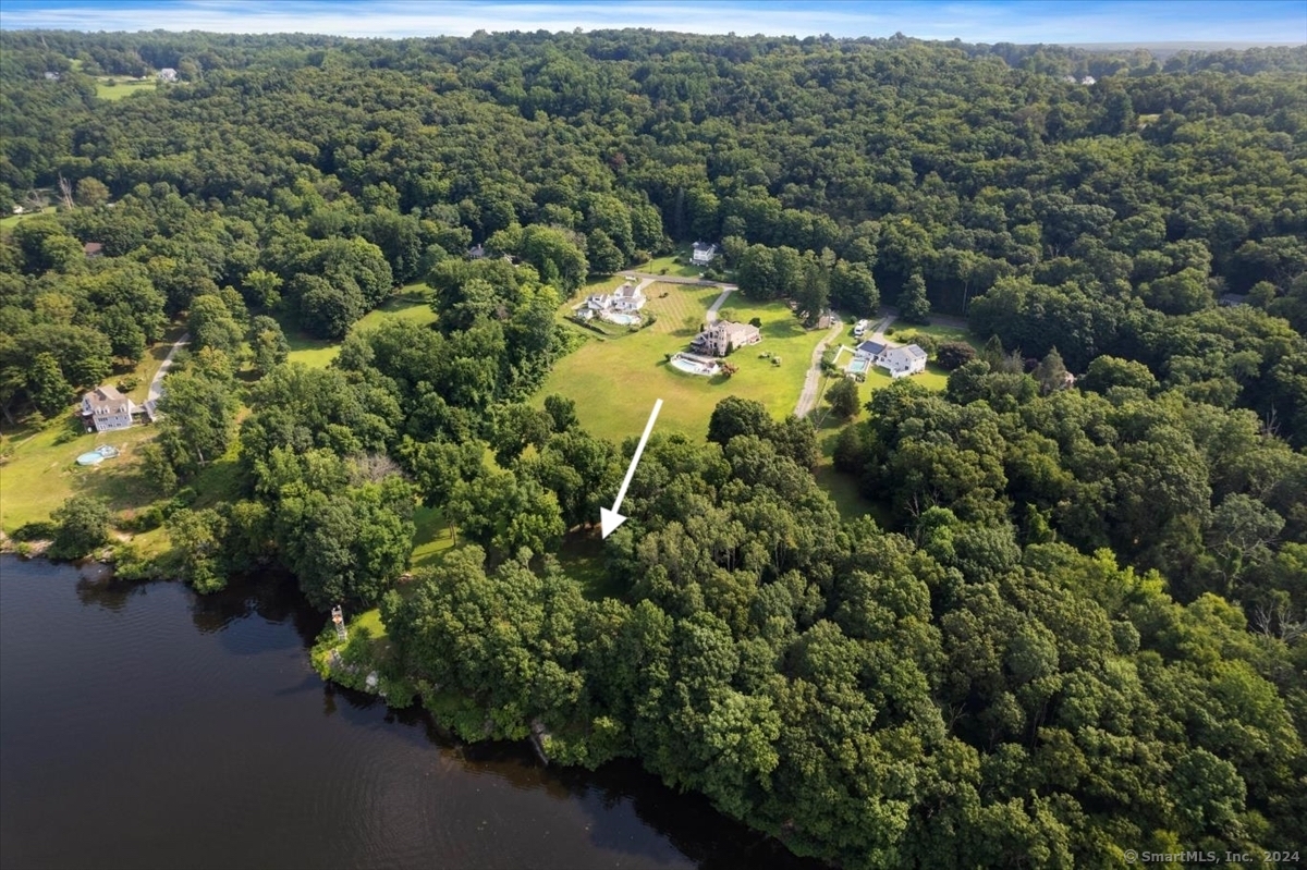 195 A Injun Hollow Road Haddam, CT 06424 - Photo 13 of 15 an aerial view of a house with a yard lake and mountain view
