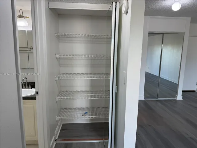 a view of walk in closet