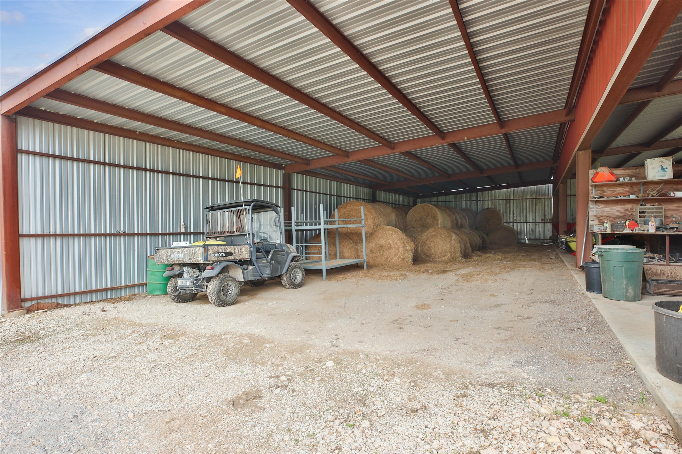 128 Duke Road Bedias, TX 77831 - Photo 38 of 50 Red Barn - Hay & Equipment Storage