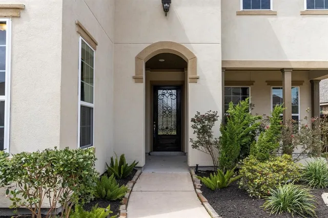 a view of a entryway door of the house