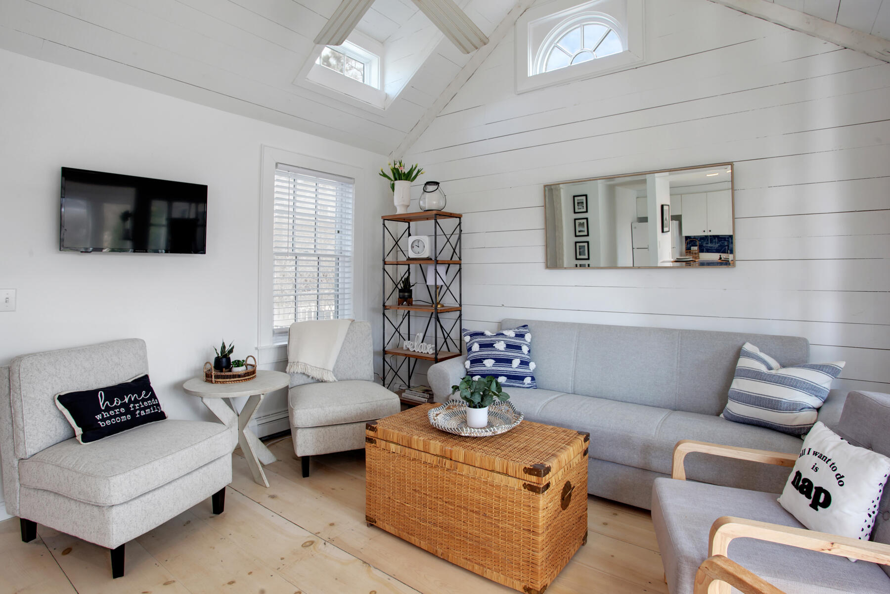 7 Flying Cloud Circle Mashpee, MA 02649 - Photo 5 of 23 a living room with furniture and a flat screen tv