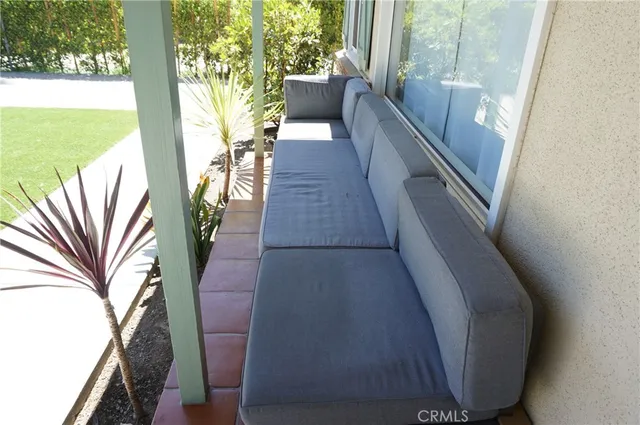 an empty room with a fireplace