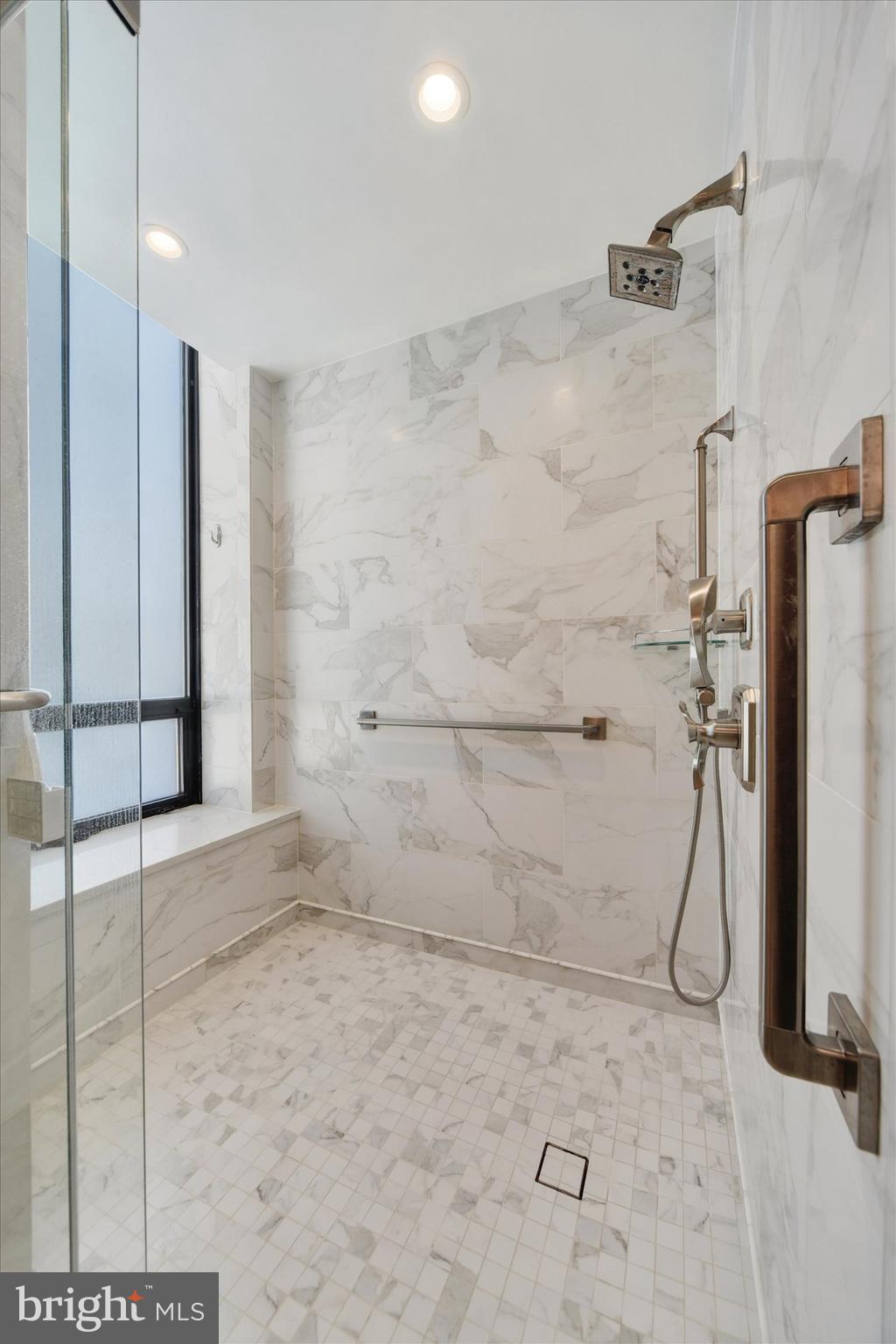 4001 Old Court Road, Unit 100 Pikesville, MD 21208 - Photo 26 of 37 IMPRESSIVE WALK IN SHOWER