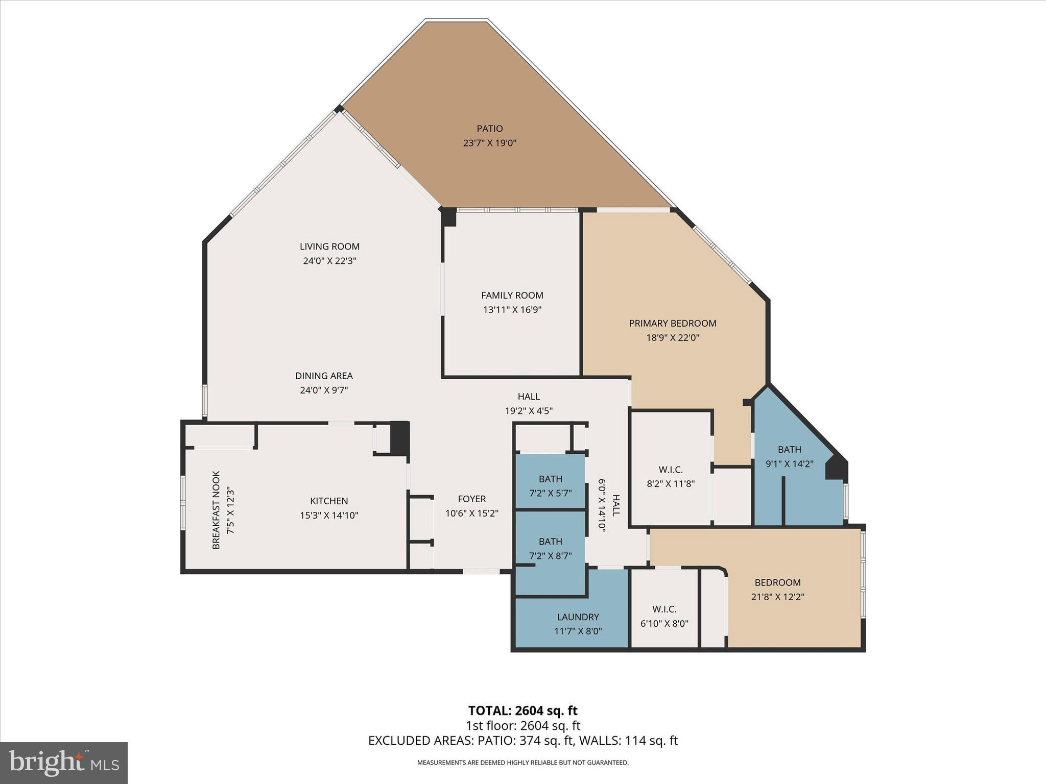 4001 Old Court Road, Unit 100 Pikesville, MD 21208 - Photo 37 of 37 FLOOR PLAN