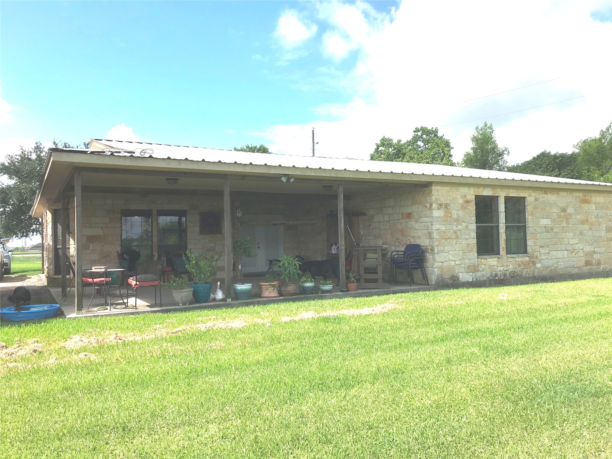 2883 County Road 58 Manvel, TX 77578 - Photo 22 of 24 Large back covered porch