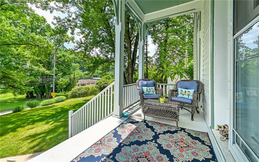 381 Friday Road Pittsburgh, PA 15209 - Photo 5 of 44 a balcony with furniture and garden