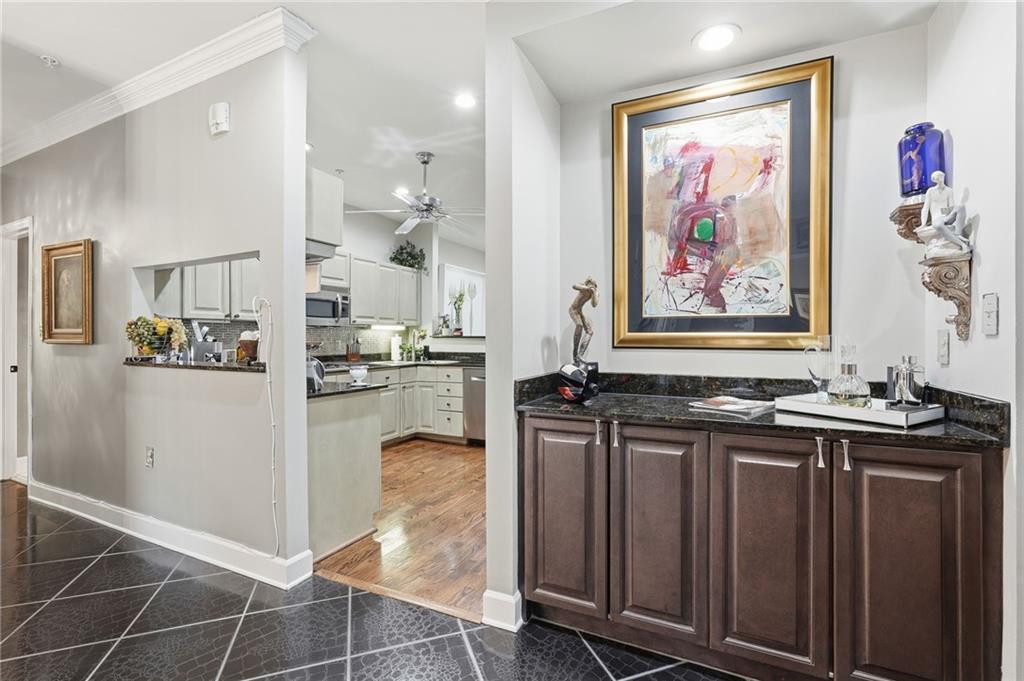 5264 Brooke Ridge Drive Dunwoody, GA 30338 - Photo 21 of 47 a view of kitchen with cabinets and wooden floor