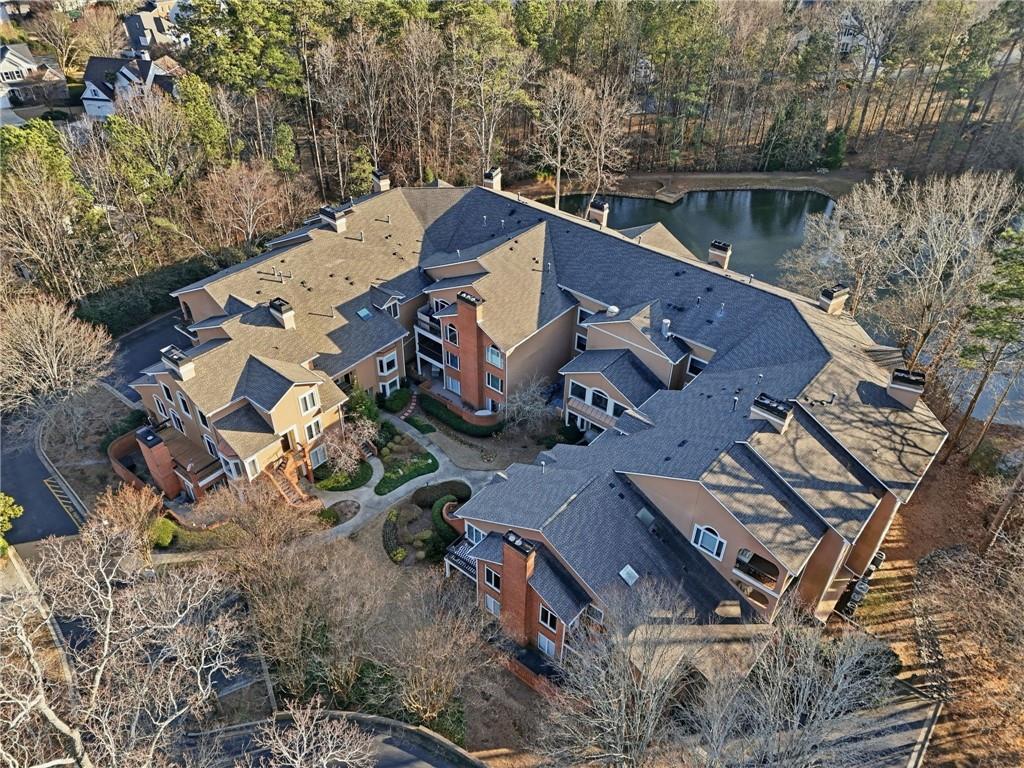 5264 Brooke Ridge Drive Dunwoody, GA 30338 - Photo 5 of 47 an aerial view of a house with a yard