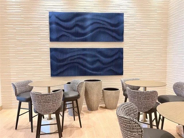 a swimming pool with window