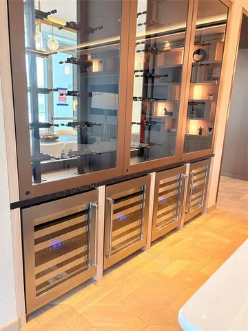 a close up of a bathtub