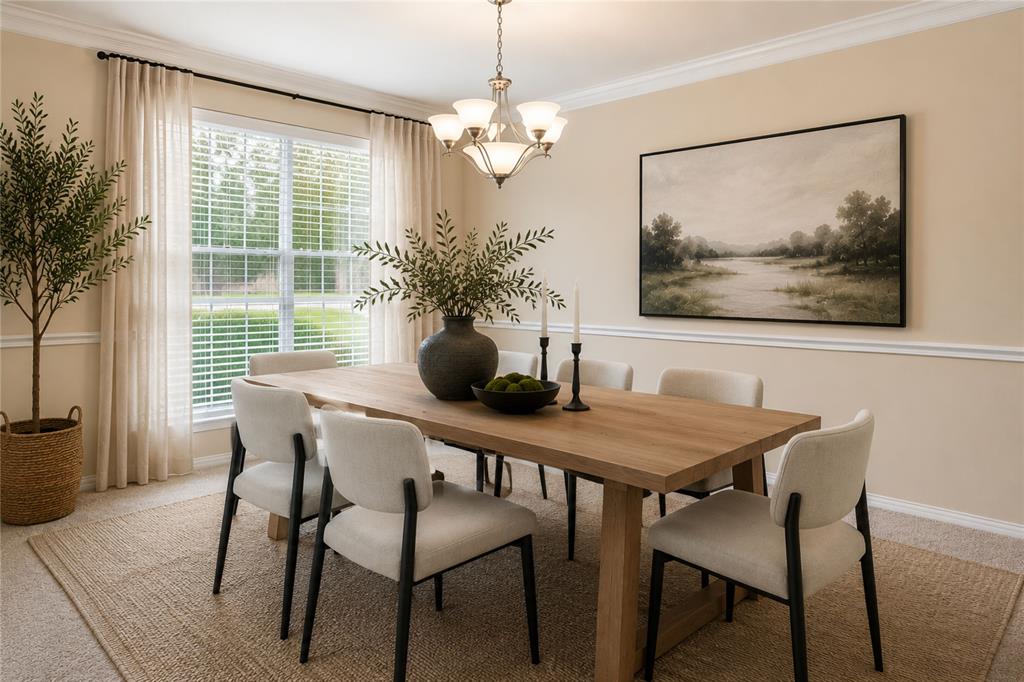 295 Stone Ridge Drive Sunnyvale, TX 75182 - Photo 5 of 38 Dining room lvl 1 virtually staged