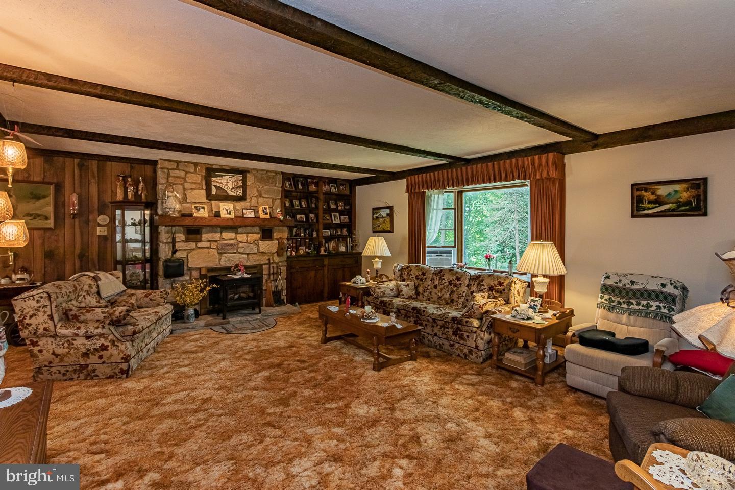1125 Broad Run Road Coatesville, PA 19320 - Photo 11 of 40 Real wood mantle !