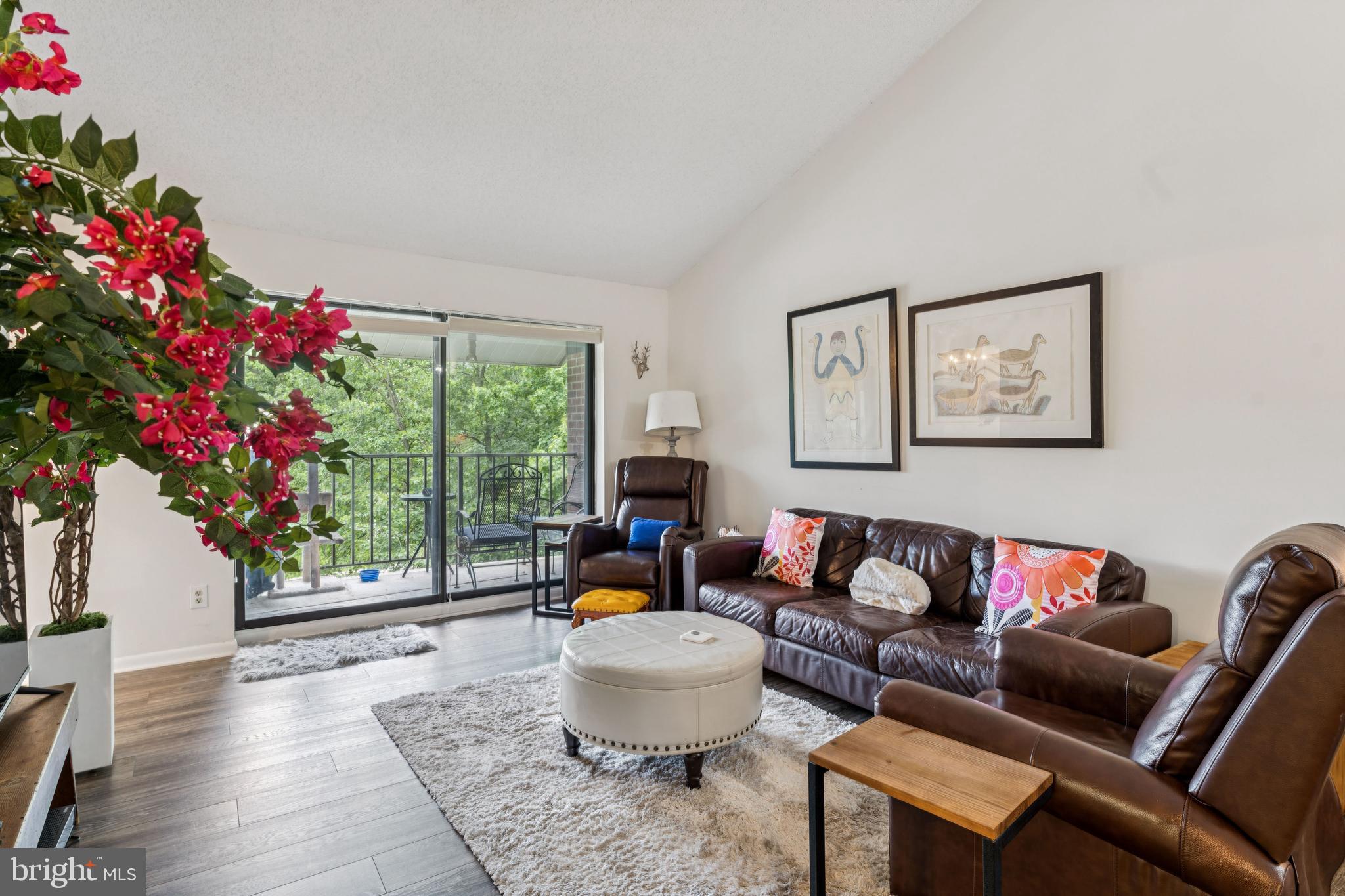 15301 Beaverbrook Court, Unit 923K Silver Spring, MD 20906 - Photo 3 of 25 a living room with furniture and a potted plant