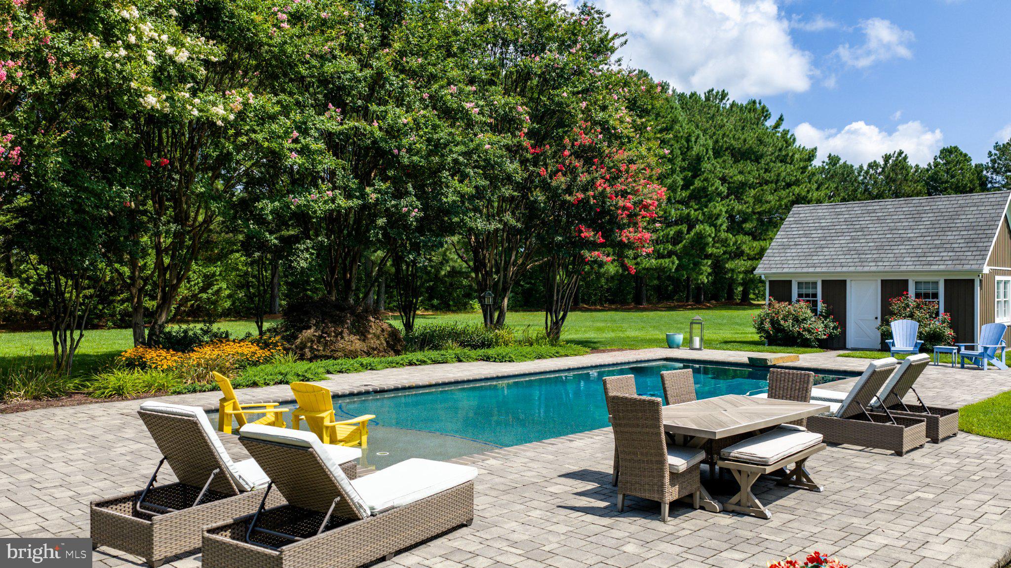 4401 Grove Road Trappe, MD 21673 - Photo 9 of 73 Sunny oasis with a refreshing pool.