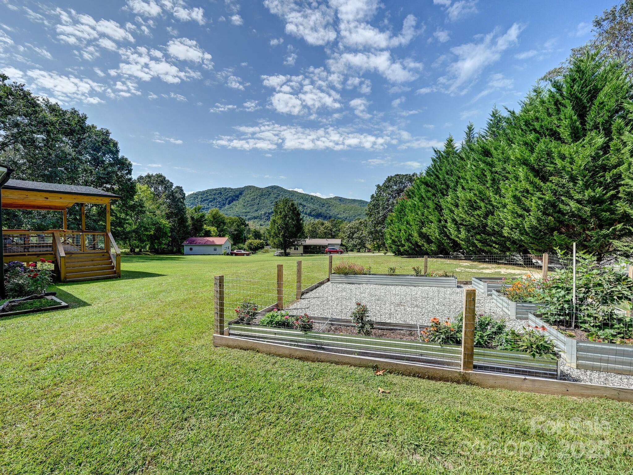 450 Berry Wills Road Hot Springs, NC 28743 - Photo 6 of 48 a view of a garden with houses