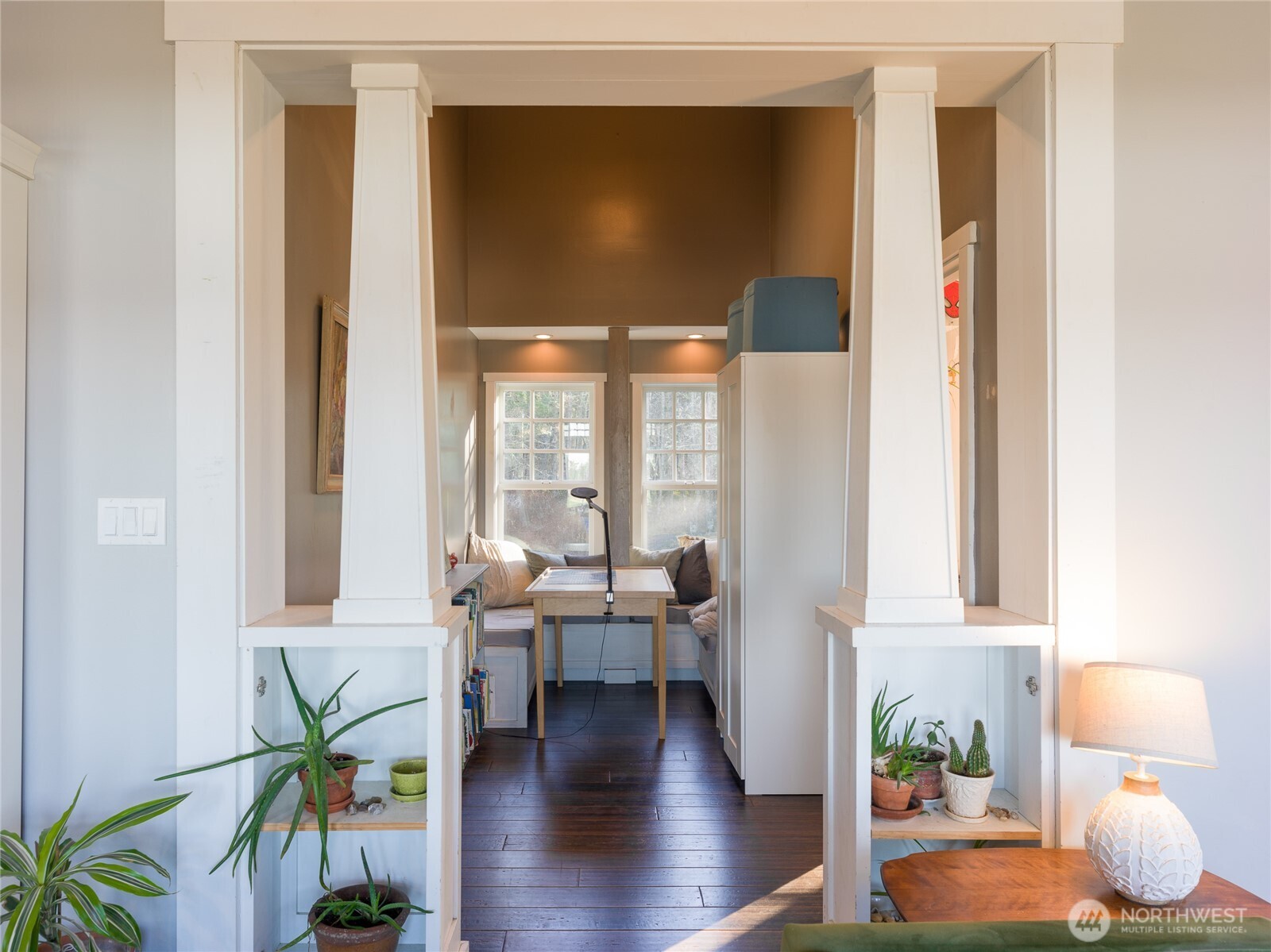 1372 Bakerview Road Lopez Island, WA 98261 - Photo 11 of 22 a living room with furniture and a potted plant