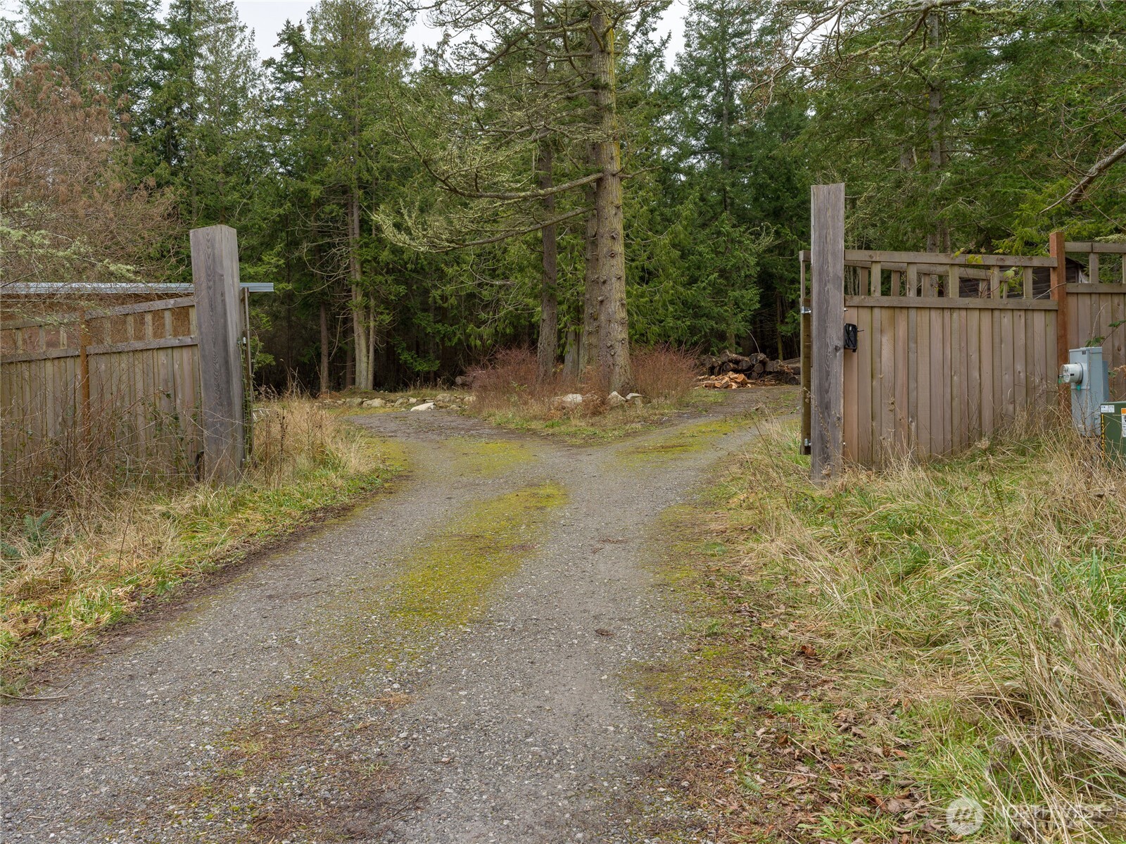 1372 Bakerview Road Lopez Island, WA 98261 - Photo 18 of 22 a view of a backyard with fence
