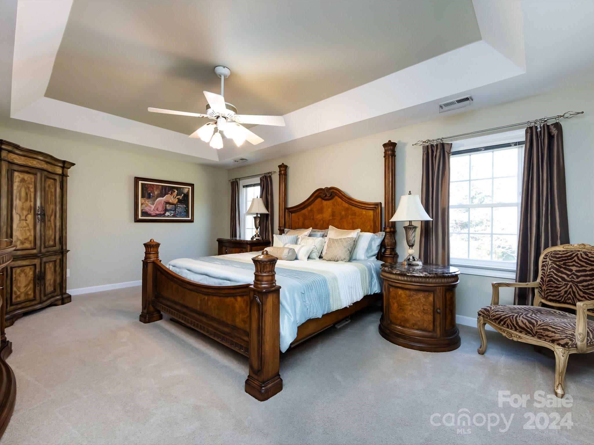 3534 Nestling Lane Fort Mill, SC 29708 - Photo 21 of 44 a bedroom with a bed couch and a window