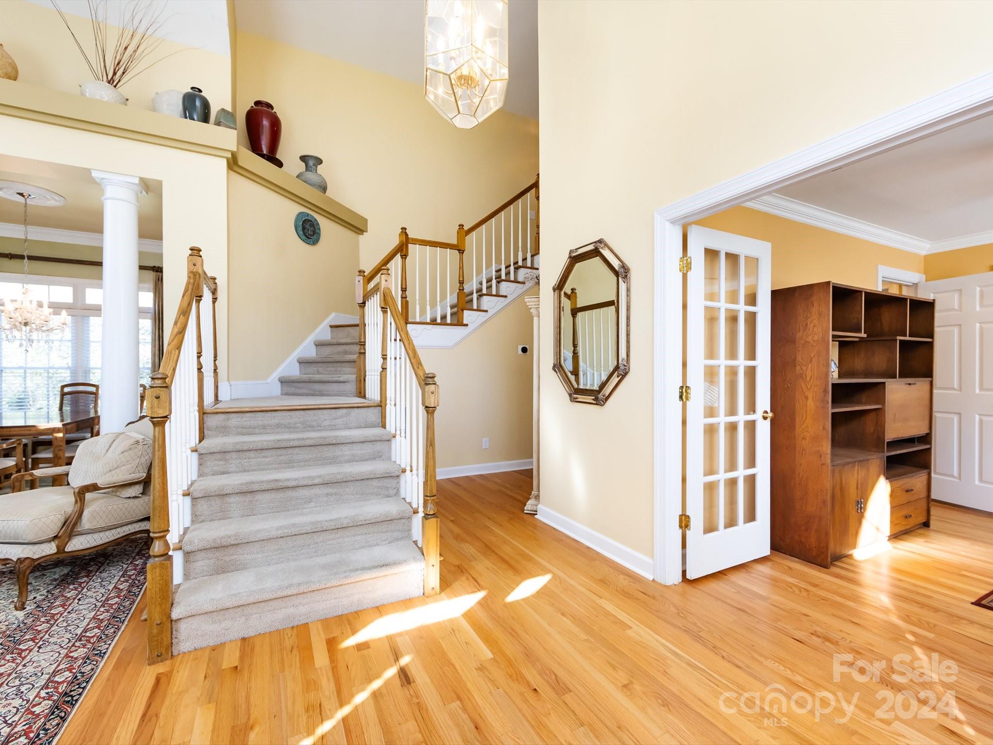 3534 Nestling Lane Fort Mill, SC 29708 - Photo 5 of 44 a view of an entryway with wooden floor and a rug