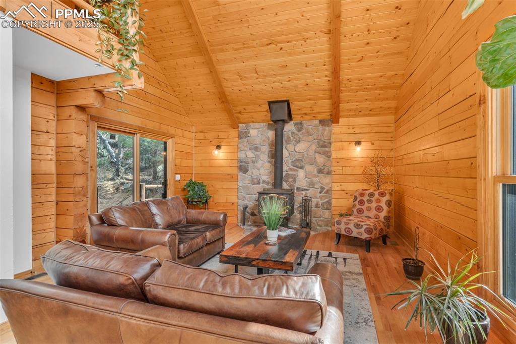 1350 Mitchell Mountain Road Westcliffe, CO 81252 - Photo 15 of 45 a outdoor living space with patio furniture and a potted plant