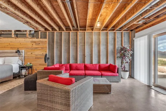 a outdoor space with patio lots of furniture