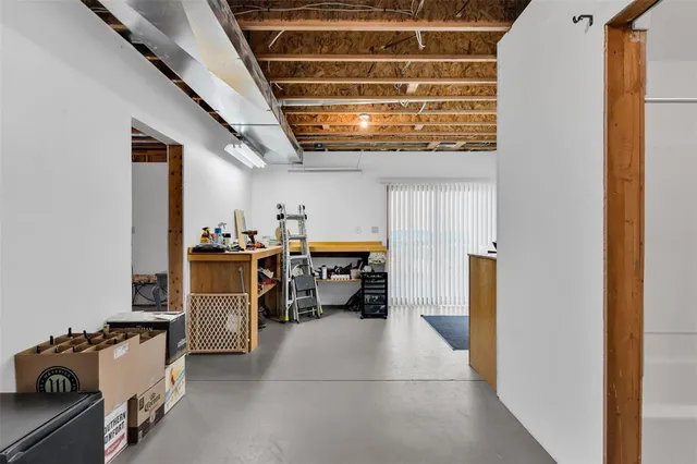 a view of a storage & utility room