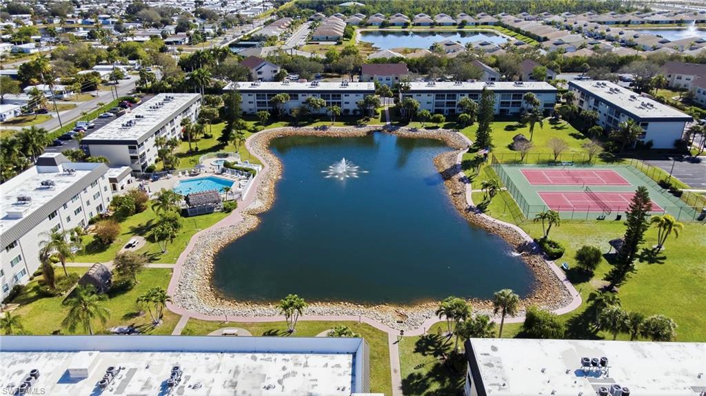 1010 Manatee Road, Unit B304 Naples, FL 34114 - Photo 16 of 24 an aerial view of a house with a swimming pool