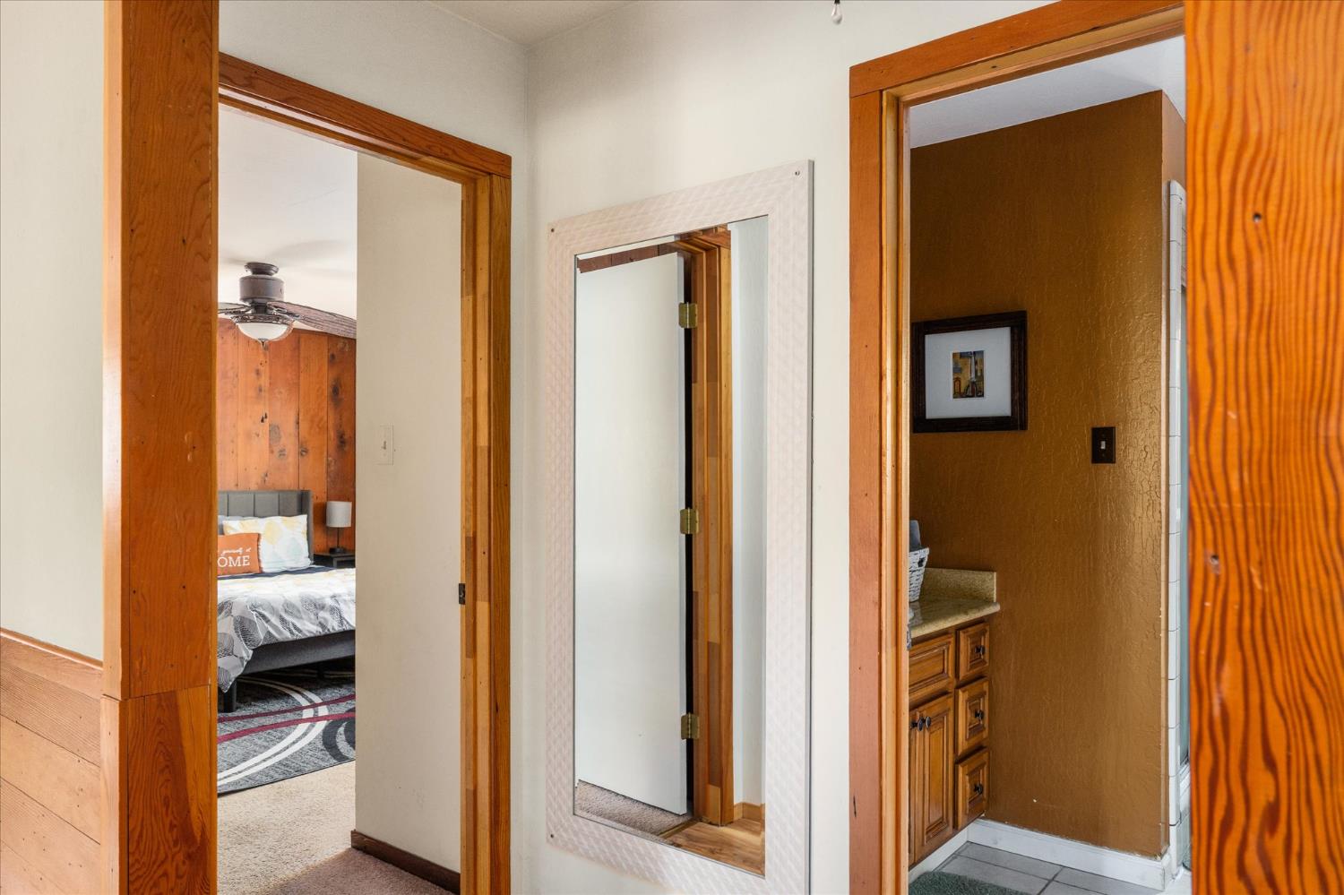 485 Moran Road Arnold, CA 95223 - Photo 15 of 49 a view of a bedroom from a hallway