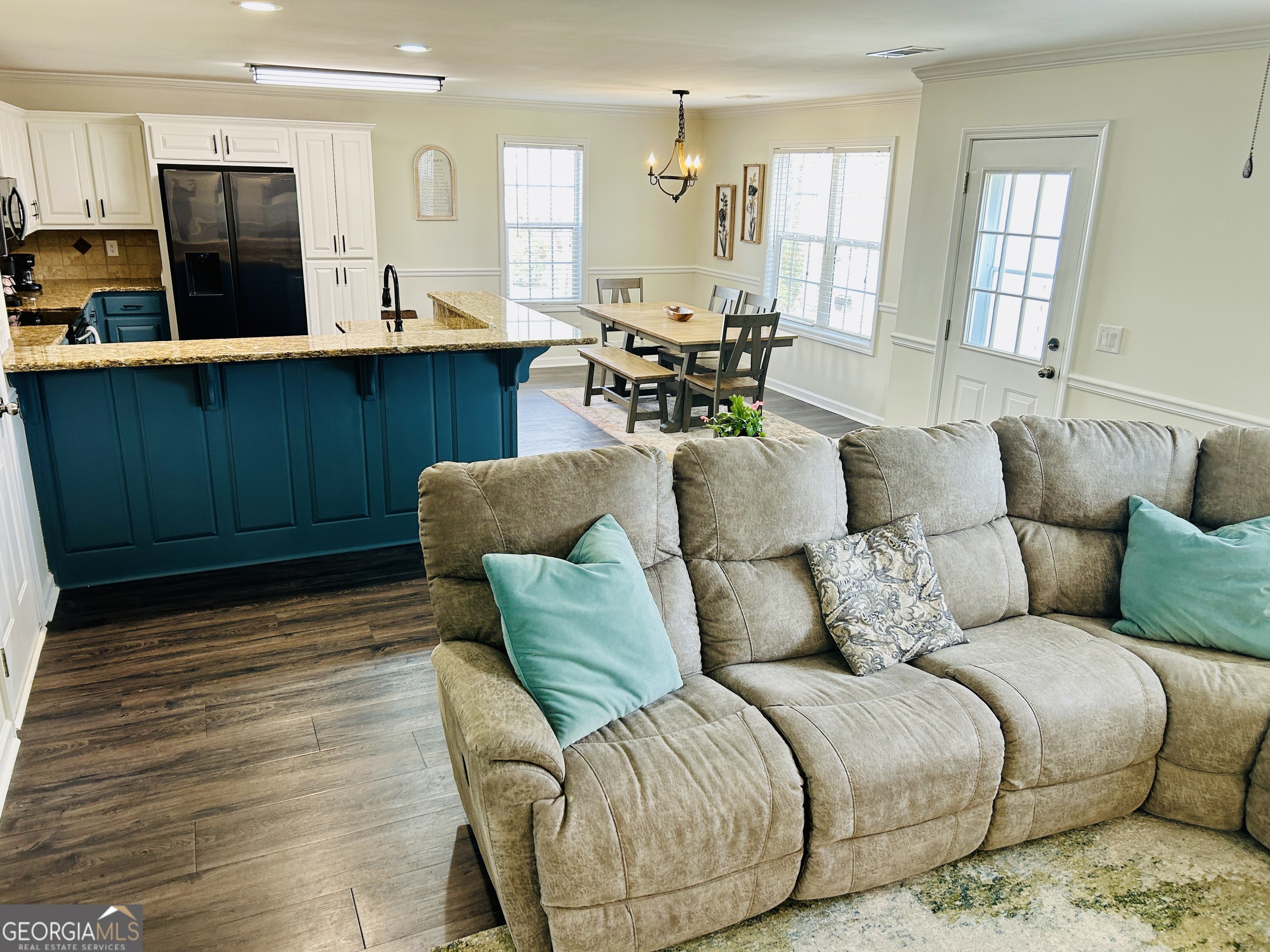 129 Rockwind Way Demorest, GA 30535 - Photo 17 of 45 a living room with furniture flat screen tv and windows