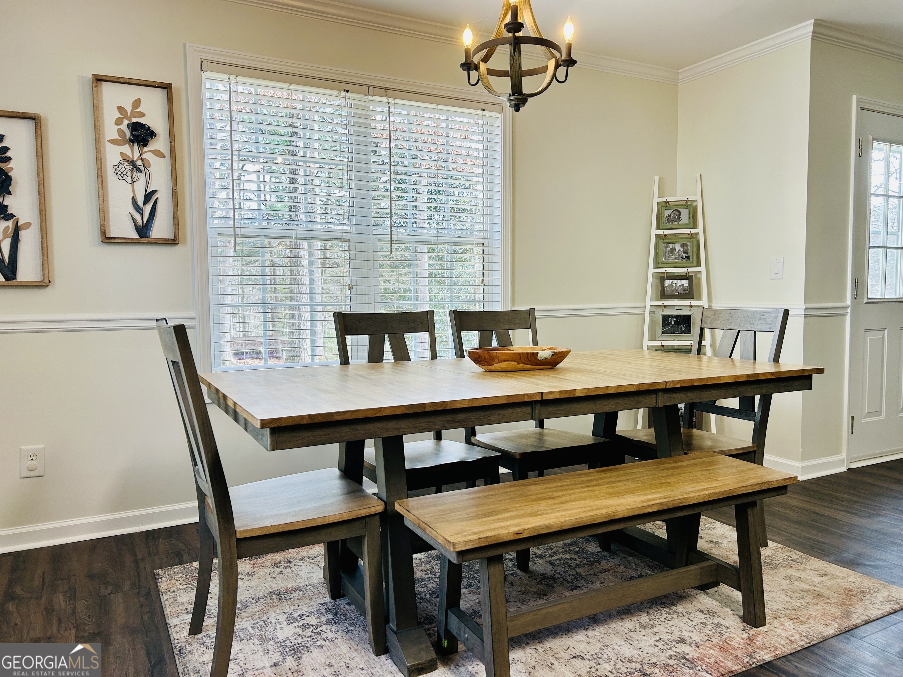 129 Rockwind Way Demorest, GA 30535 - Photo 10 of 45 a view of a dining room with furniture window and wooden floor