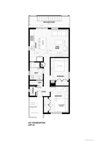 $3,000 | 437 Warburton Avenue, Unit 1, Hastings-on-Hudson, NY 10706