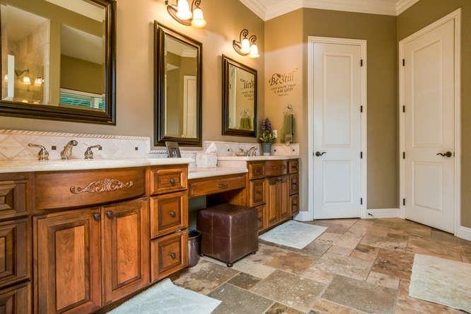 15541 Mussey Grade Road Ramona, CA 92065 - Photo 8 of 25 His & Hers Master Bathroom Vanities with sit down vanity.