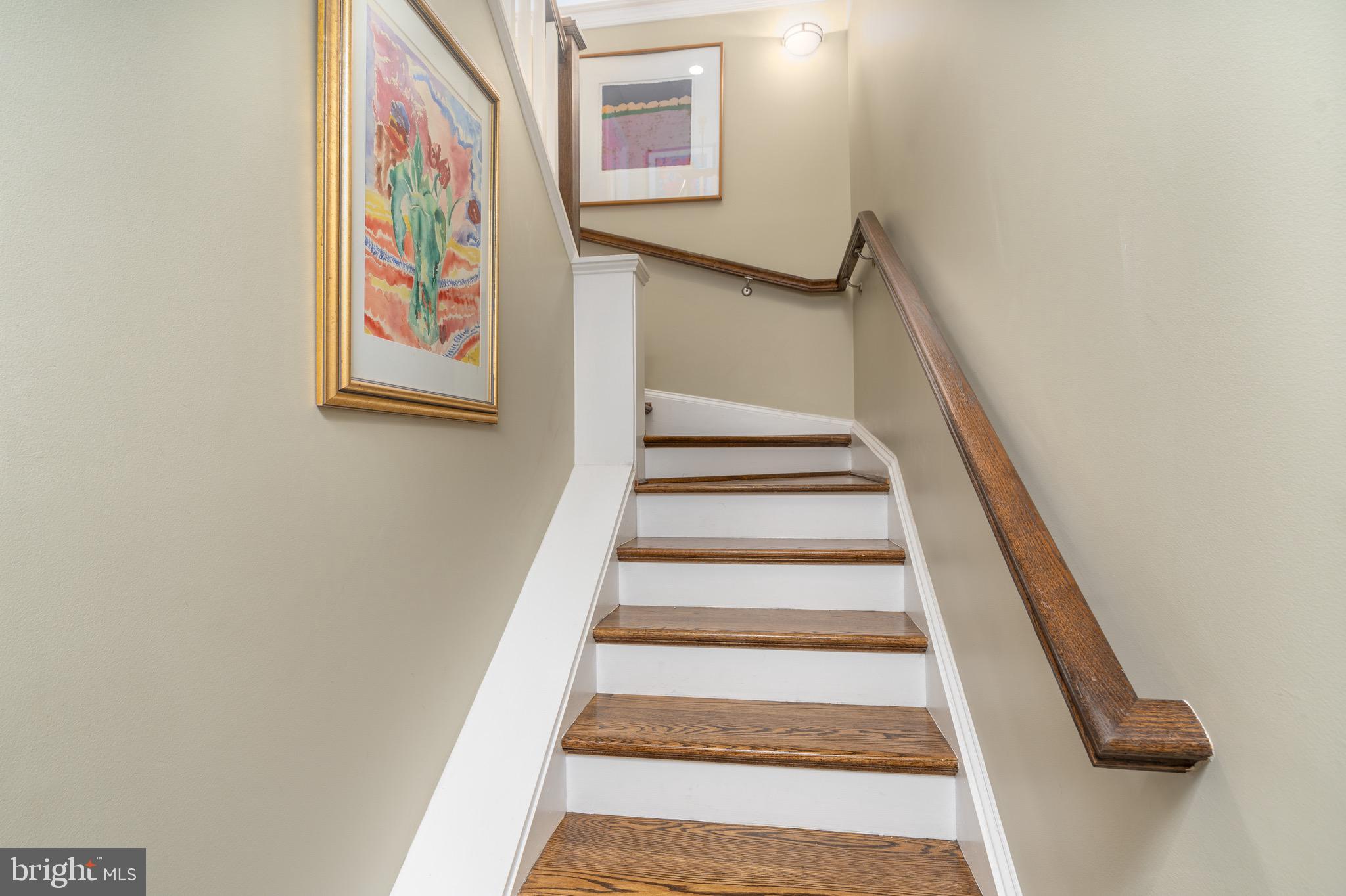 2502 Chain Bridge Road Northwest Washington, DC 20016 - Photo 32 of 49 Stairs to 2nd Upper Floor