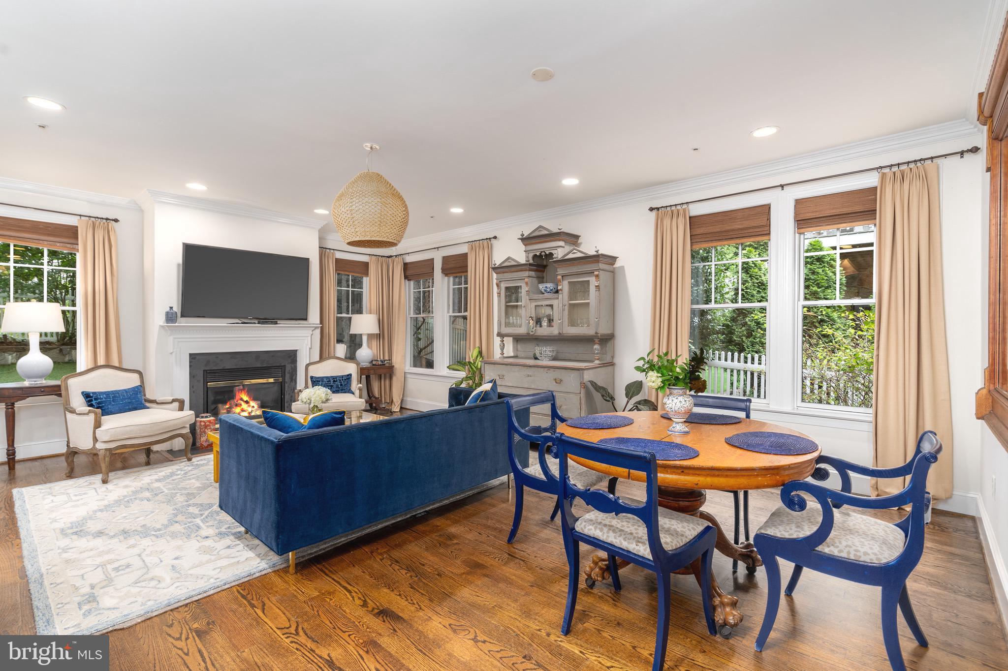 2502 Chain Bridge Road Northwest Washington, DC 20016 - Photo 8 of 49 Family Room with Fireplace