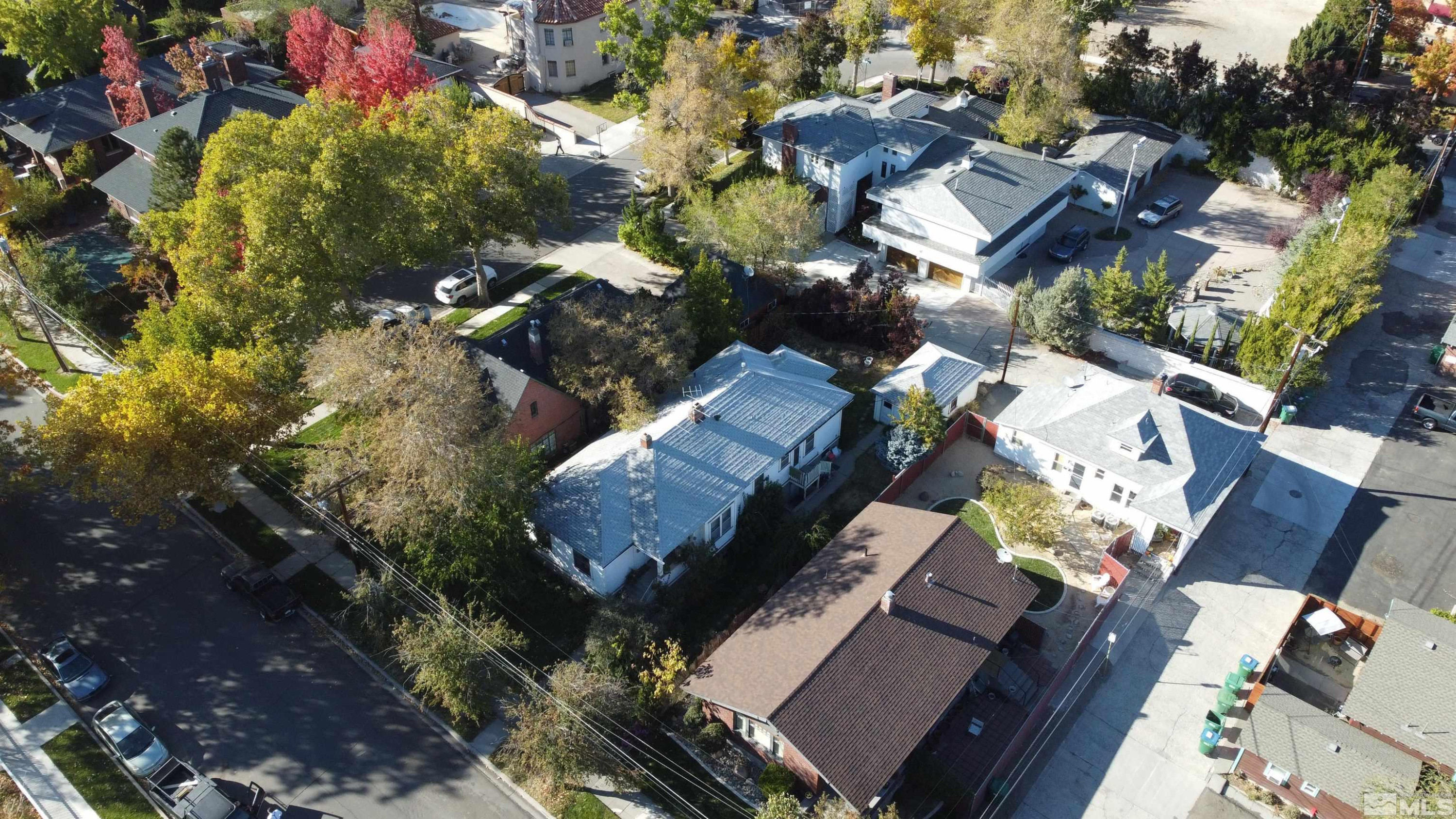 535 Ridge Street Reno, NV 89501 - Photo 1 of 6 an aerial view of residential houses with outdoor space