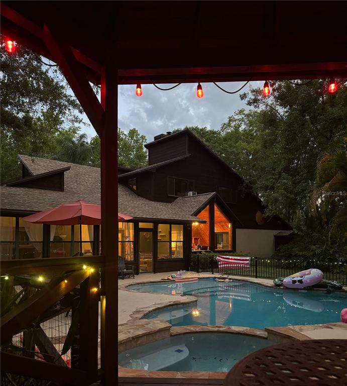 120 East Bahama Road Winter Springs, FL 32708 - Photo 29 of 37 a view of swimming pool with outdoor seating and a patio