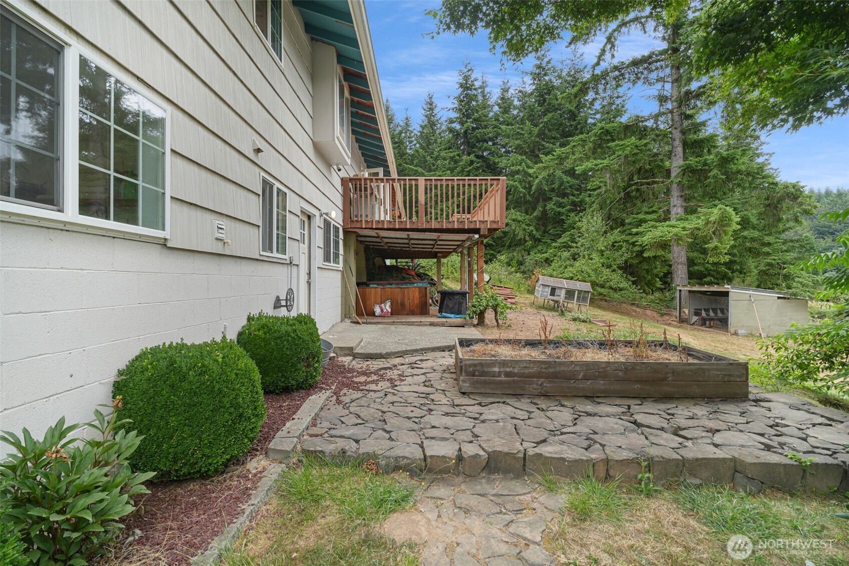 523 Haywire Road Winlock, WA 98596 - Photo 39 of 40 a view of a yard with chairs