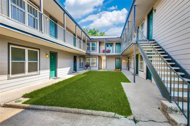 front view of an apartment building