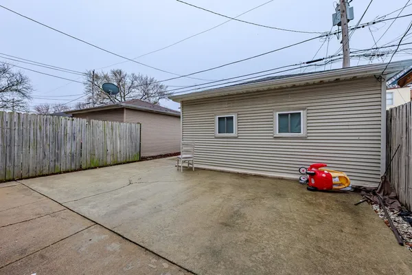 a backyard of a house