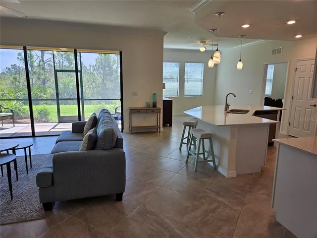 a view of room with workspace and mirror