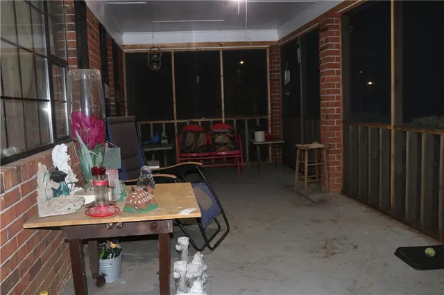 a room with gym equipment