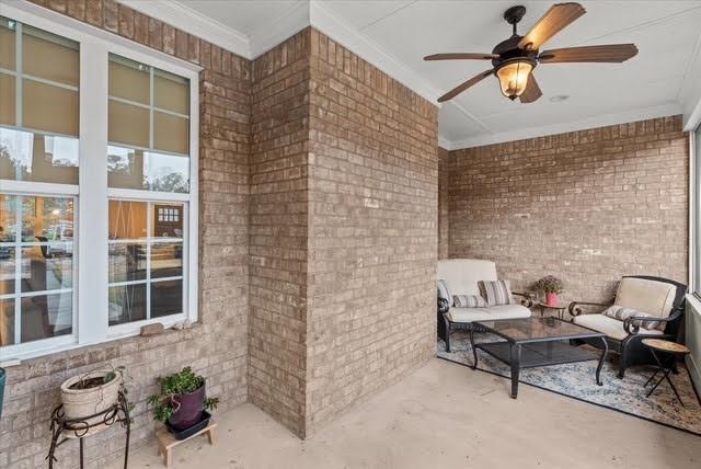 5320 North Helton Road Winston, GA 30187 - Photo 11 of 54 a balcony with a couch