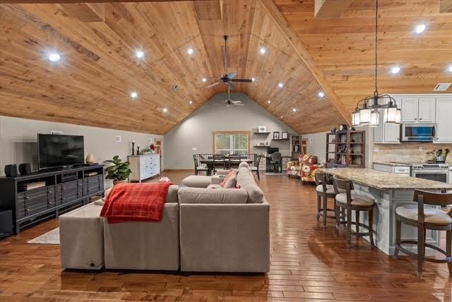 5320 North Helton Road Winston, GA 30187 - Photo 23 of 54 a living room with furniture and a flat screen tv