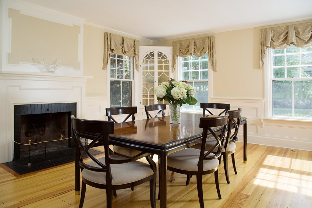 17 Lee Road Newton, MA 02467 - Photo 2 of 11 a view of a dining room with furniture and wooden floor