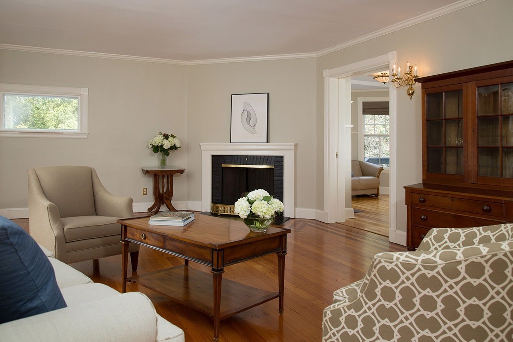 17 Lee Road Newton, MA 02467 - Photo 5 of 11 a living room with furniture and wooden floor