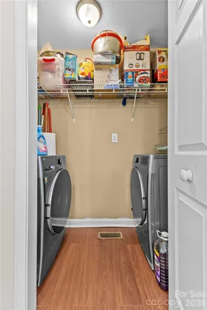 a room with storage and utility
