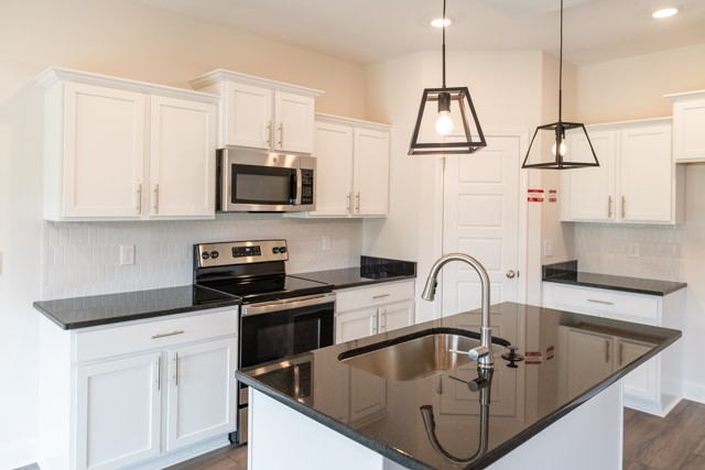 13 Cherry Acres Clarksville, TN 37042 - Photo 3 of 13 a kitchen with stainless steel appliances granite countertop a sink a stove and microwave